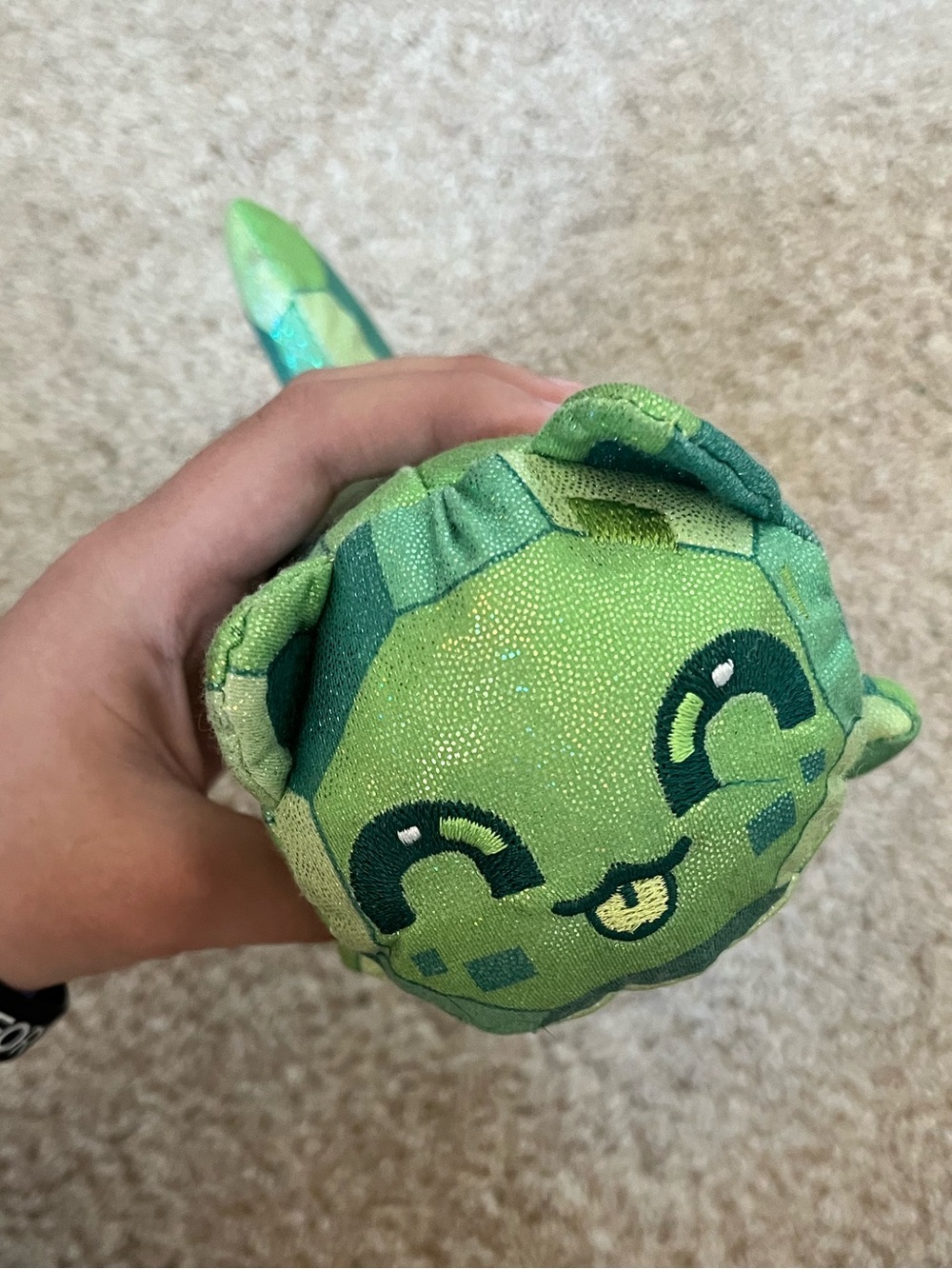 Green Plush Turtle Stuffed Animal - Kids Toy